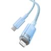 Fast Charging cable Baseus USB-C to Lightning  Explorer Series 2m, 20W (blue)