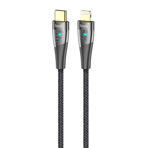 USB-C to lightning cable Budi 20W 1.5m (black)