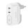 Wall charger with light Budi 326DE, 2xUSB-C, 40W, (white)