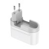 Wall charger 2xUSB-C Budi 65W (white)