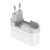 Wall charger Budi 326TQE, 2xUSB-A, 2xUSB-C, 40W (white)