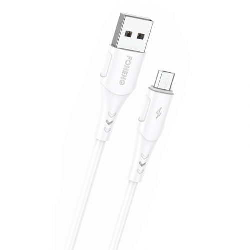 Kábel USB-Micro USB Foneng, x81 2.1A, 1m (fehér)