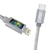 USB-C to Lightning cable Dudao L5Pro PD 45W, 1m (gray)