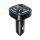 Car charger / FM transmitter XO BCC08 USB x2, USB-C, MP3, Bluetooth 5.0 15W (black)