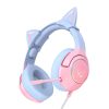 Gaming headphones ONIKUMA K9 Pink/Blue