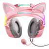 Gaming headphones ONIKUMA X15Pro Pink Cat's Ears