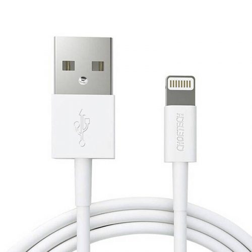 USB to Lightning cable Choetech IP0026, MFi,1.2m (white)