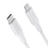 Cable Choetech IP0040 USB-C to Lightning PD18/30W 1,2m (white)