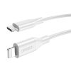 Kábel Choetech IP0040 USB-C Lightning PD18/30W 1,2m (fehér)