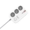 Power Strip GaN LDNIO SE3436 65W white