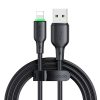 USB to Lightning Cable Mcdodo CA-4741 with LED light 1.2m (black)