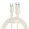 USB-USB-C kábel Mcdodo CA-4750 LED világítással 1.2m (bézs)