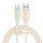 USB to USB-C Cable Mcdodo CA-4750 with LED light 1.2m (beige)