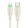 Cable USB-C do Lightning Mcdodo CA-4760 with LED light 1.2m (beige)