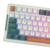 Wireless mechanical keyboard Royal Kludge RKH81 RGB, Sky cyan switch (green)