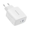 Wall Charger 45W GaN Ricomm RC451 EU, 1xUSB-C + 2.1m USB-C Cable