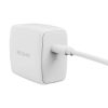 Wall Charger 45W GaN Ricomm RC451 EU, 1xUSB-C + 2.1m USB-C Cable