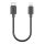 USB-C to Lightning cable Budi 35W 25cm (black)