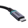 Baseus High Definition hosszabbító kábel USB-C (apa-anya) 10Gbps, 0,5m (fekete)