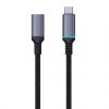 Baseus High Definition hosszabbító kábel USB-C (apa-anya) 10Gbps, 0,5m (fekete)