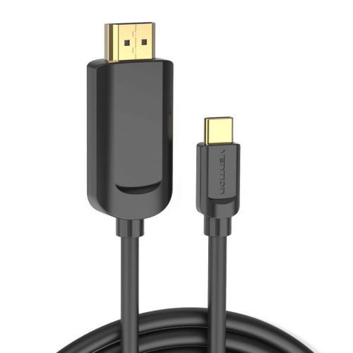 Kábel USB-C HDMI 1.4 Vention CGUBG 4K 30Hz 1,5m (fekete)