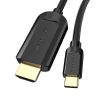 Kábel USB-C HDMI 1.4 Vention CGUBG 4K 30Hz 1,5m (fekete)