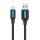 Cable USB-A 2.0 to USB-C Vention COKBD 3A 0,5m (black)