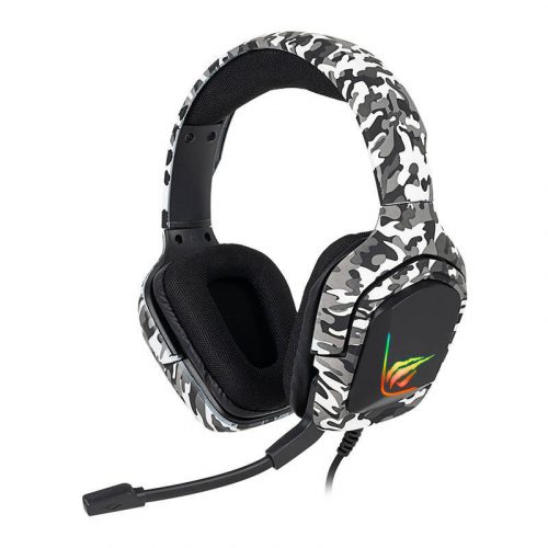 Gaming headphones Havit H653d Camouflage white