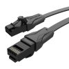 Płaski kabel sieciowy UTP Cat. 6 Vention IBABF RJ45 Ethernet 1000Mbps 1m, czarny