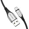 Kábel USB 2.0 A - Micro USB Vention COAHI 3A 3m szürke