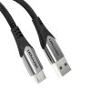 Kábel USB 2.0 A - Micro USB Vention COAHI 3A 3m szürke