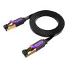 Flat Network Cable UTP CAT7 Vention ICABD RJ45 Ethernet 10Gbps 0.5m Black