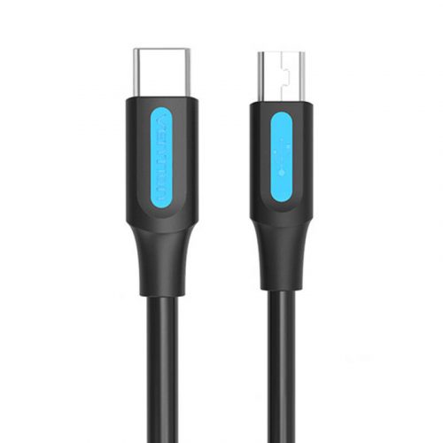 USB-C 2.0 és Mini-B kábel Vention COWBF 2A 1m fekete