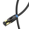 Hálózati kábel CAT8 SFTP Vention IKABJ RJ45 Ethernet 40Gbps 5m fekete