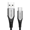 USB 2.0 A to USB-C cable Vention CODHC 3A 0,25m gray