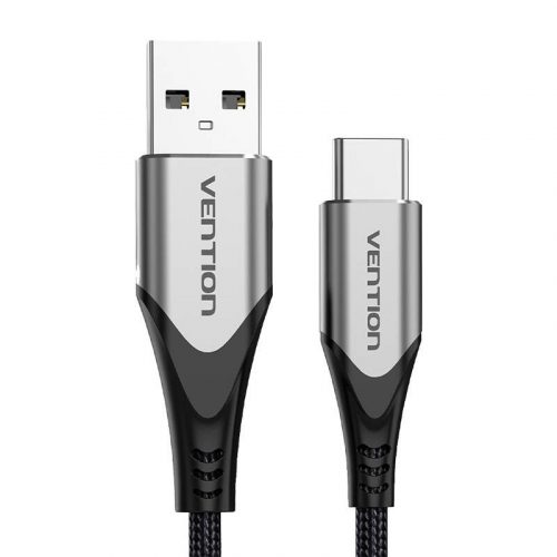 USB 2.0 A és USB-C kábel Vention CODHC 3A 0,25m szürke