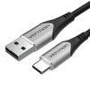 USB 2.0 A és USB-C kábel Vention CODHD 3A 0,5m szürke