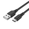 USB 2.0 USB-C kábel Vention CTHBD 3A, 0.5m fekete