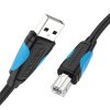 Nyomtatókábel USB 2.0 A és USB-B Vention VAS-A16-B200 2m Fekete