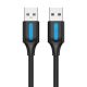 USB 2.0 cable Vention COJBG 2A 1,5m Black PVC