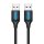 USB 2.0 cable Vention COJBF 2A 1m Black PVC