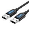 USB 2.0 kábel Vention COJBF 2A 1m Fekete PVC