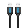 USB 2.0 kábel Vention COJBI 2A 3m Fekete PVC