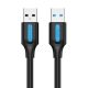 USB 3.0 kábel Vention CONBD 2A 0,5m Fekete PVC