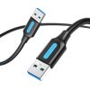 USB 3.0 cable Vention CONBD 2A 0.5m Black PVC