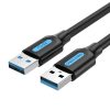 USB 3.0 kábel Vention CONBD 2A 0,5m Fekete PVC