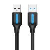 USB 3.0 kábel Vention CONBF 2A 1m Fekete PVC