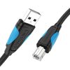 Nyomtatókábel USB 3.0 A - USB-B Vention VAS-A16-B150 1,5 m Fekete