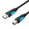 Printer cable USB 3.0 A to USB-B Vention VAS-A16-B150 1,5 m Black