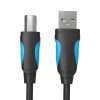 Nyomtatókábel USB 2.0 A és USB-B Vention VAS-A16-B300 3m Fekete